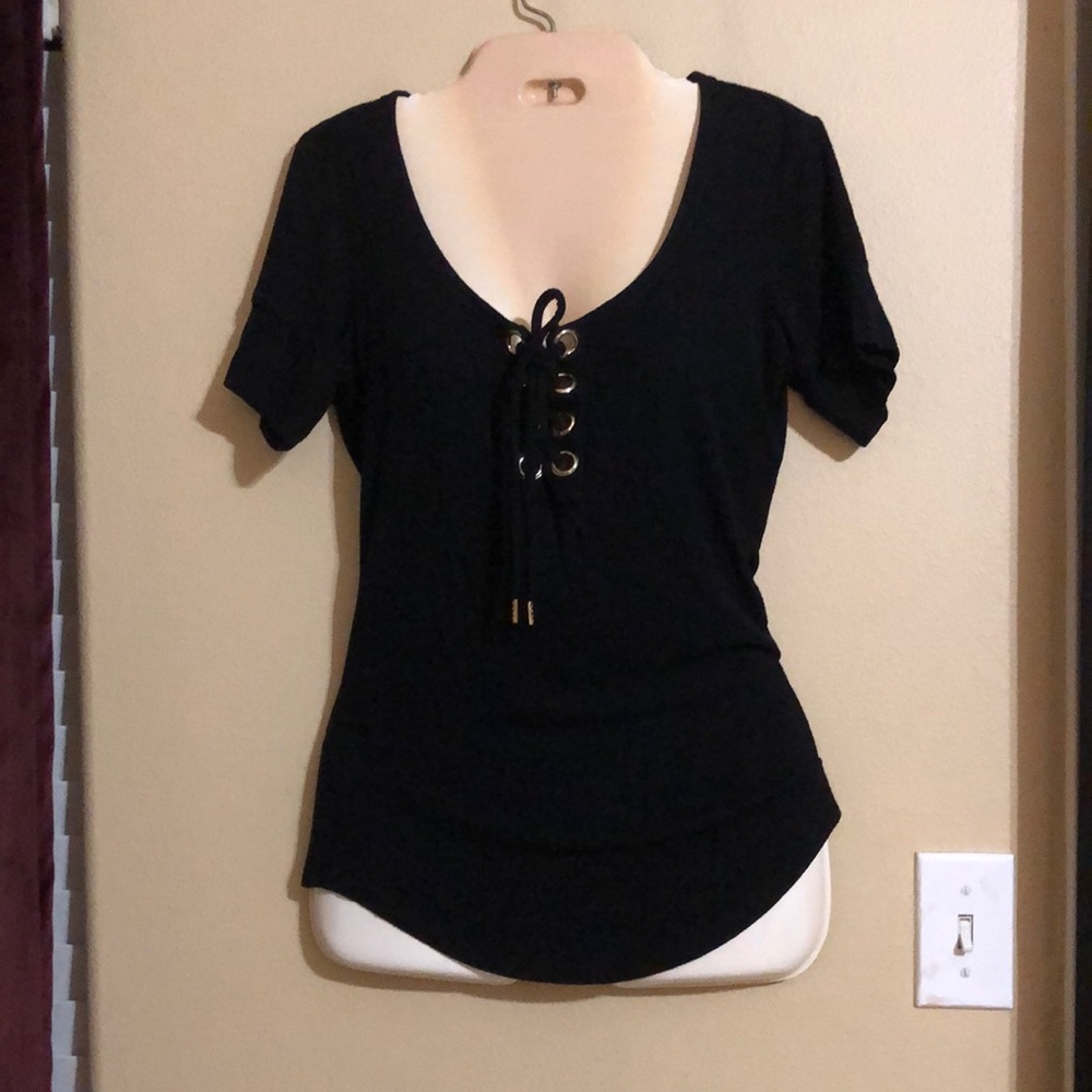 Black Bebe Shirt Size Small